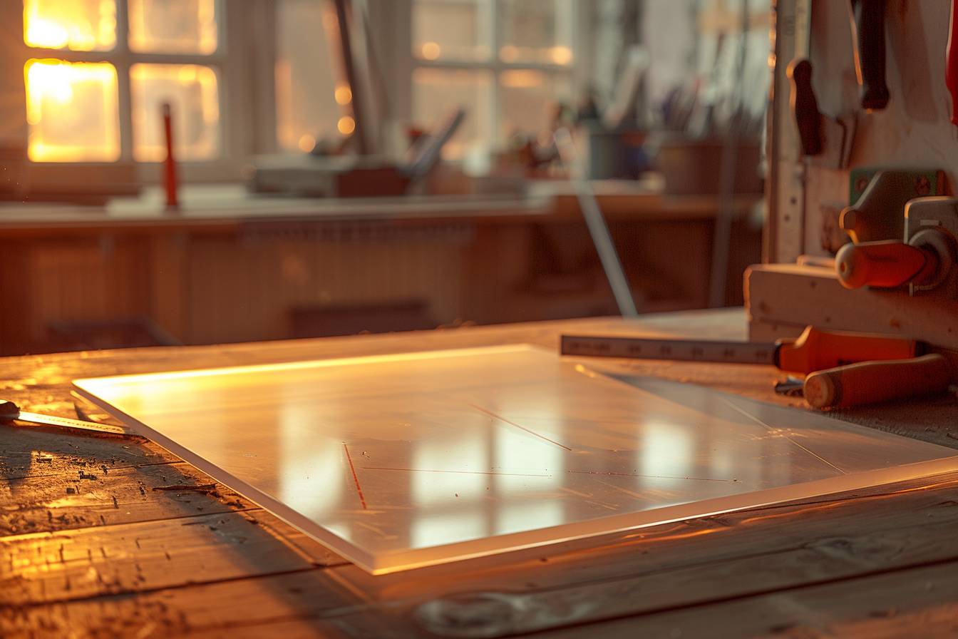 Plateforme dédiée au plexiglass sur mesure Image